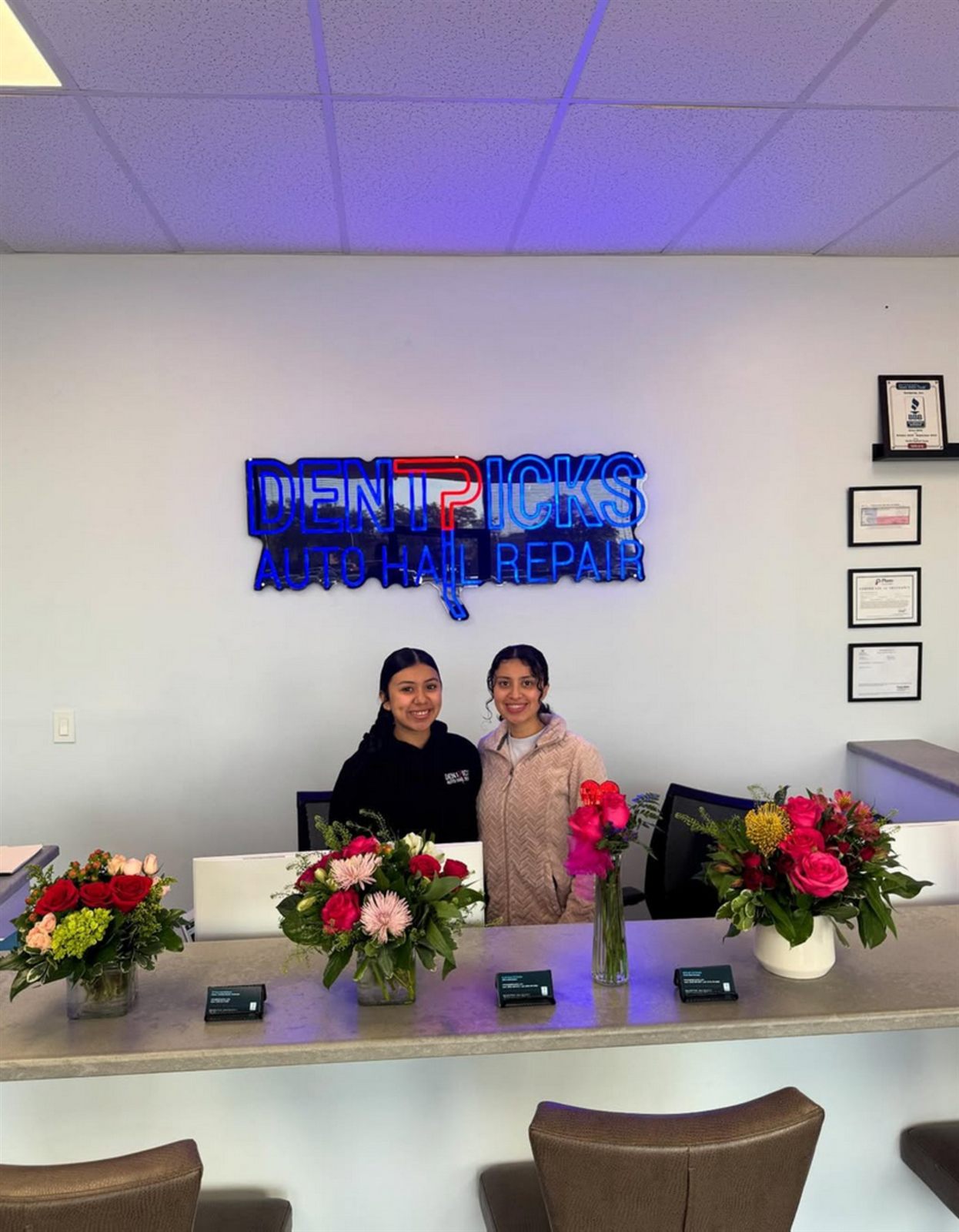 DentPicks front desk staff at the Plano office